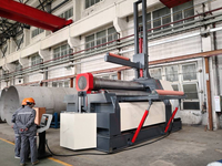 4 Roller Linear Tipe Mesin Rolling Plat Hidraulik
