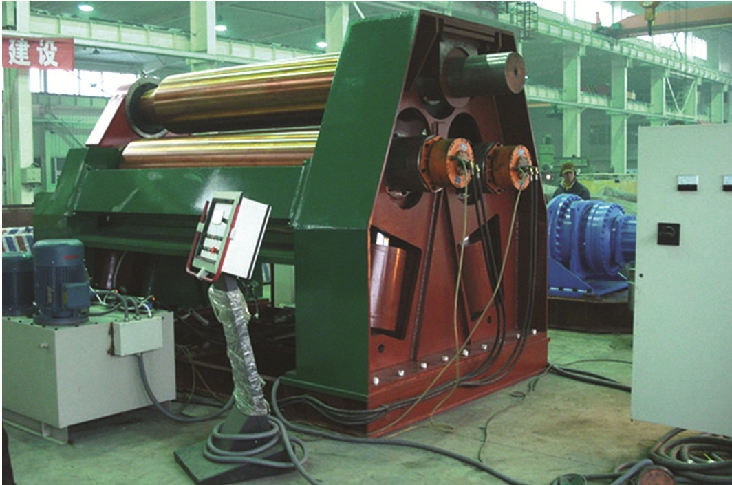 Mesin Rolling Plat 3 Roller Industri Hidrolik Sedang Dan Kecil
